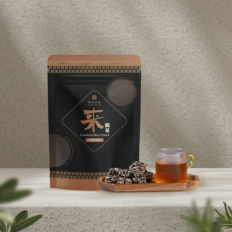 漢來美食 【漢來】黑米芝麻脆菓｜吮指椒鹽脆菓 (4包組)