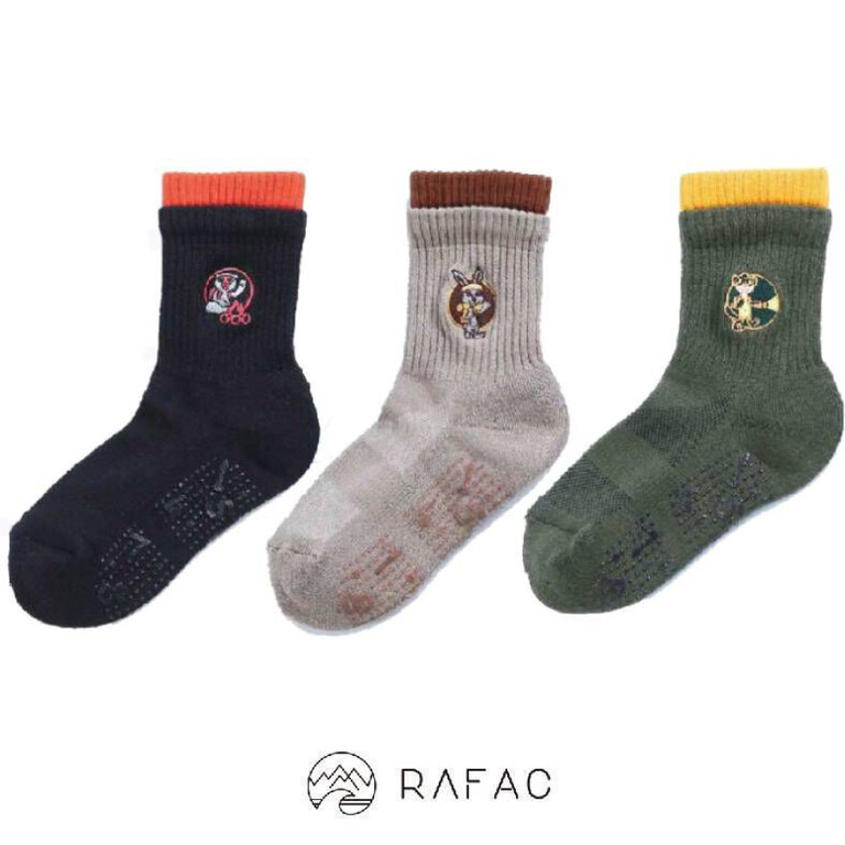 RAFAC 撞色厚底機能童襪