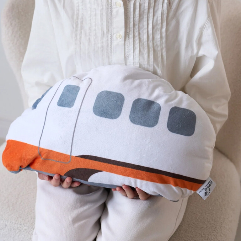 台灣高鐵 高鐵列車造型抱枕毯