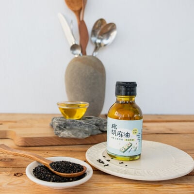 【日料愛用】台灣芝麻｜冷壓純胡麻油100ml (極低熟度)