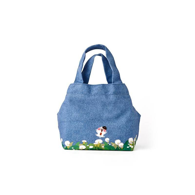 高鐵聯名束口提袋-單寧藍, 單寧藍, hi-res image number null