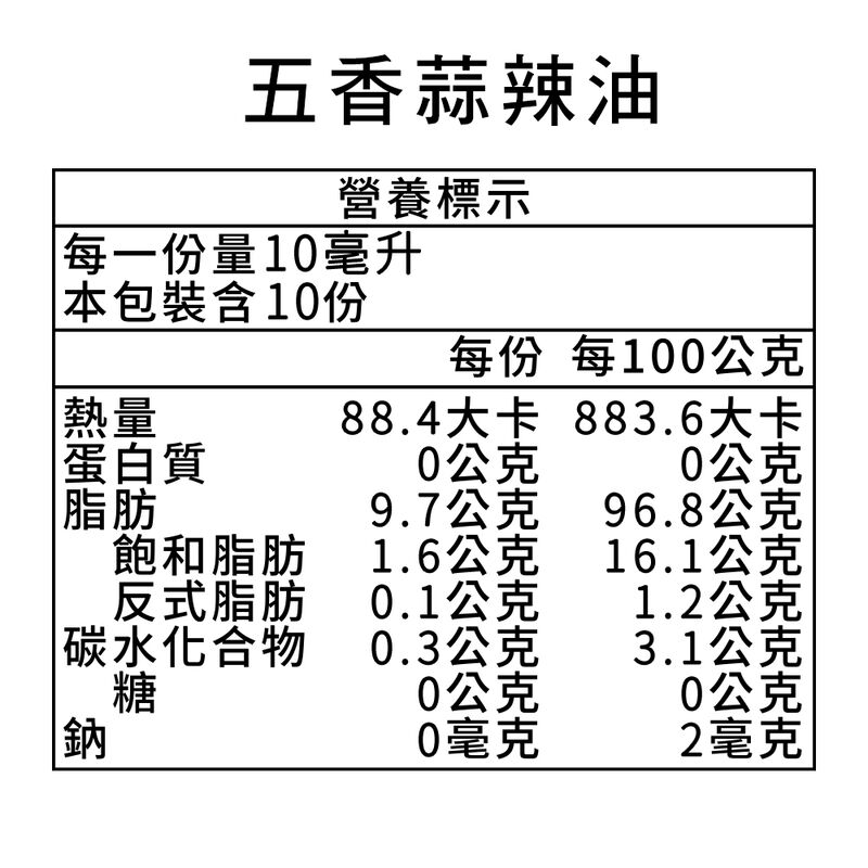 五香蒜辣油, , hi-res image number null