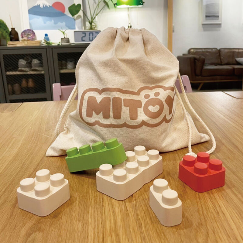 MiToy米多益｜天然米香積木-25pcs享樂包(含品牌收納袋), , hi-res image number null