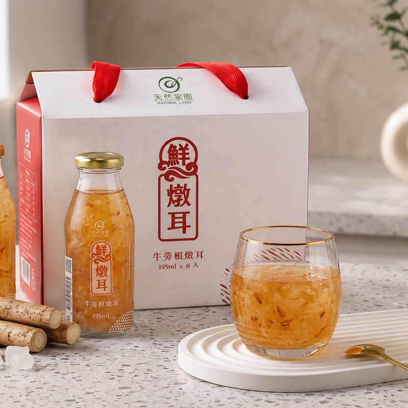 【天然家園】牛蒡根燉耳 (鮮燉耳-牛蒡根燉-禮盒組), , hi-res image number null
