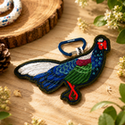 藍腹鷴-台灣特有種刺繡吊牌, , hi-res