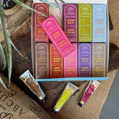 法國聖朵波緹 Senteur et Beaute-經典法式護手霜禮盒組10入(香味隨機)