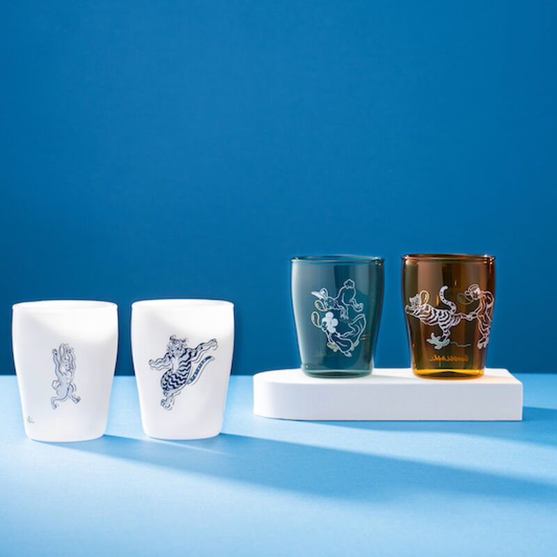 只是ZISHI×好玻GOODGLAS-「醉．好．是！」潮台味啤酒對杯-青花款, , hi-res image number null