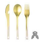 純鈦多功能餐具組 - 星辰金(共三款), , hi-res