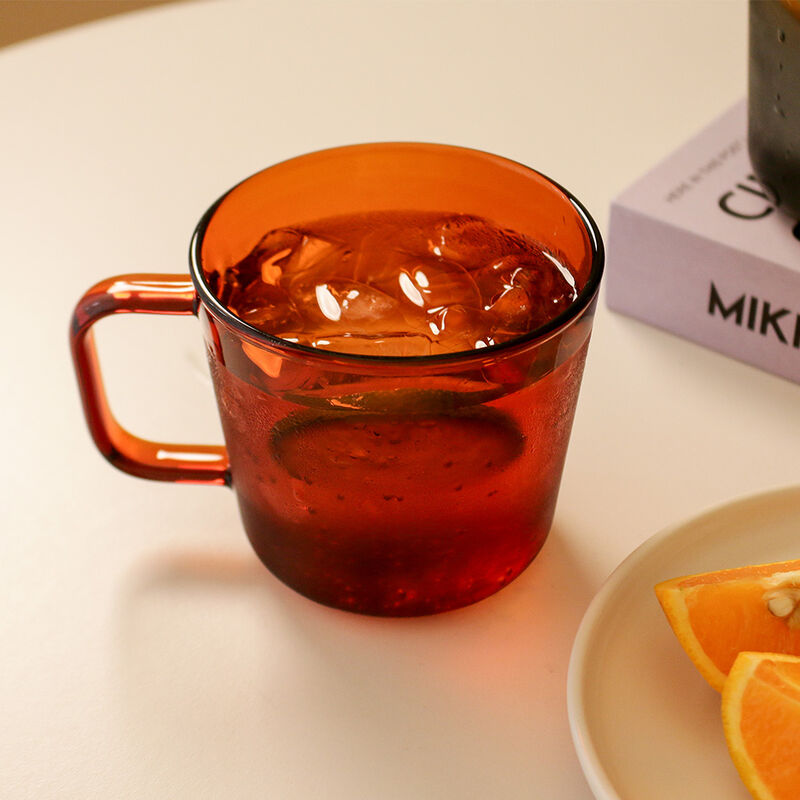 錐形單層把手水杯-清透/琥珀/透黑色, , hi-res image number null