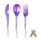 純鈦多功能餐具組 - 魅夜紫(共三款), , hi-res