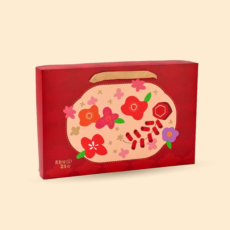 春聚(A)春節禮盒(爆米花/南棗核桃糕/餅乾), , hi-res image number null