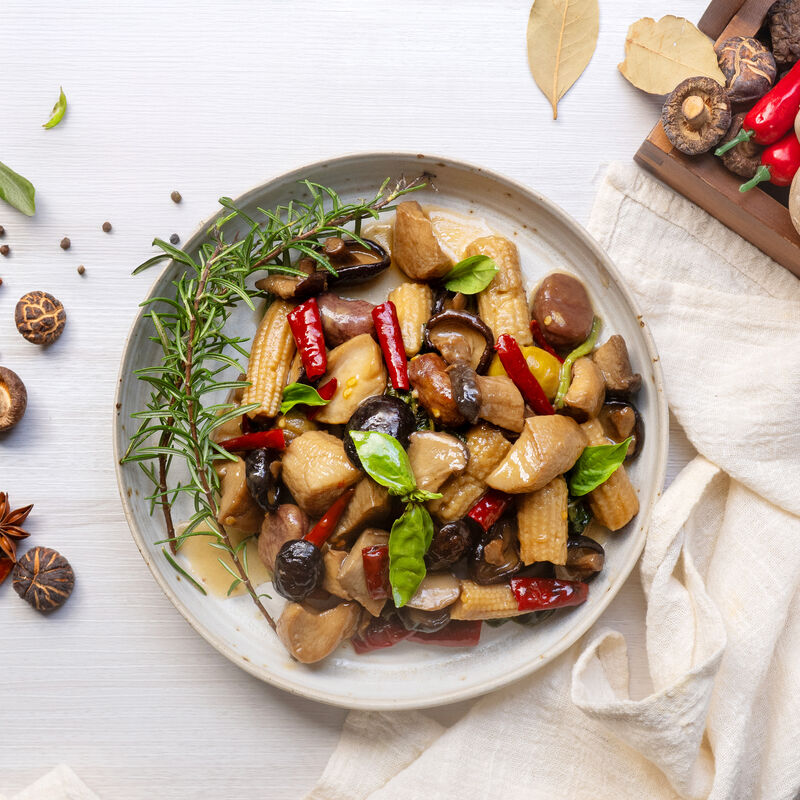椒香三杯杏鮑菇, , hi-res image number null