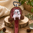 白面鼯鼠-台灣特有種刺繡吊牌, , hi-res