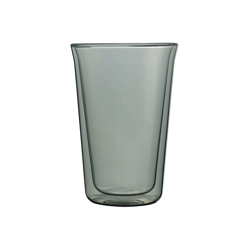 PURE雙層玻璃杯-清透/透黑色, , hi-res image number null