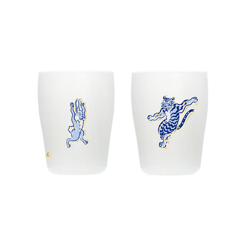 只是ZISHI×好玻GOODGLAS-「醉．好．是！」潮台味啤酒對杯-青花款, , hi-res image number null