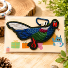 藍腹鷴-台灣特有種刺繡吊牌, , hi-res