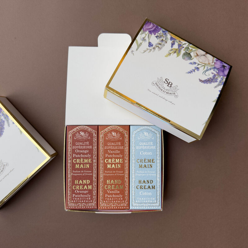 法國 Senteur et Beaute-經典法式護手霜禮盒組3入(賦活療癒組), , hi-res image number null