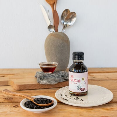 【清香滑順】台灣芝麻｜冷壓純胡麻油100ml