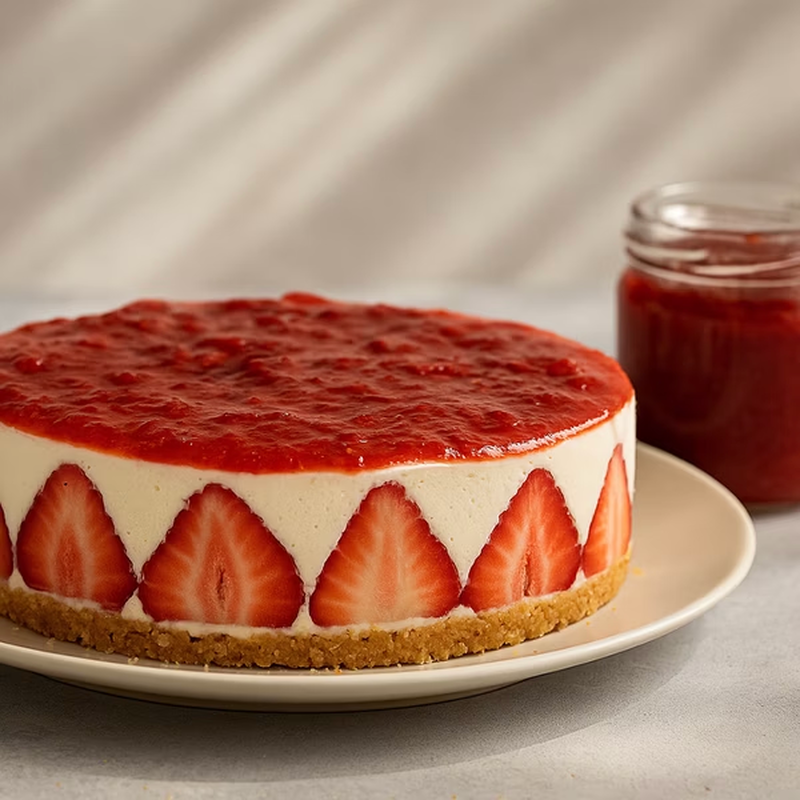 草莓乳酪蛋糕(6吋), , hi-res image number null