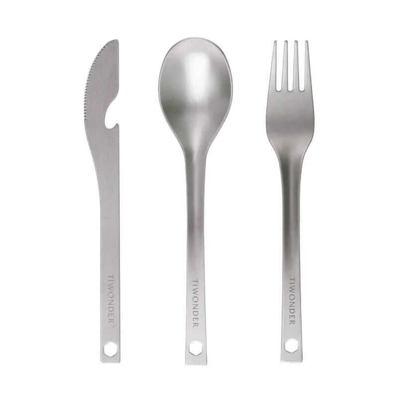 純鈦多功能餐具組 - 鈦原色(共三款), , hi-res image number null