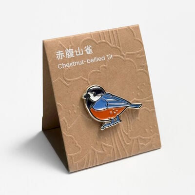 臺灣特有種鳥類金屬徽章