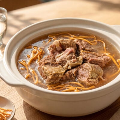 黃金蟲草清燉牛肉湯禮盒