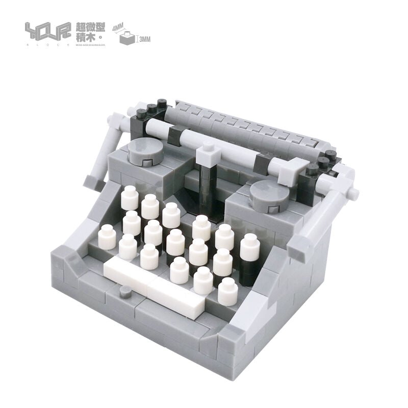 YouRblock超微型積木 - 台灣時光積-懷舊打字機, , hi-res image number null