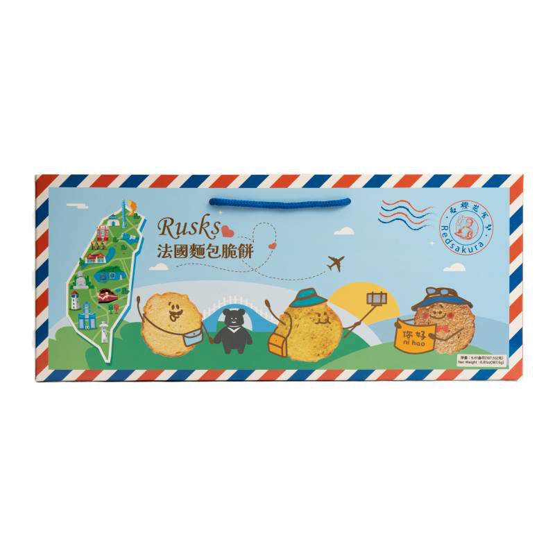 紅櫻花法國麵包脆餅禮盒15入, , hi-res image number null